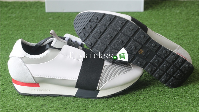 Balenciaga Race Runner Sneaker Black White Red Balenciaga Race Runner Sneaker Black White Red
